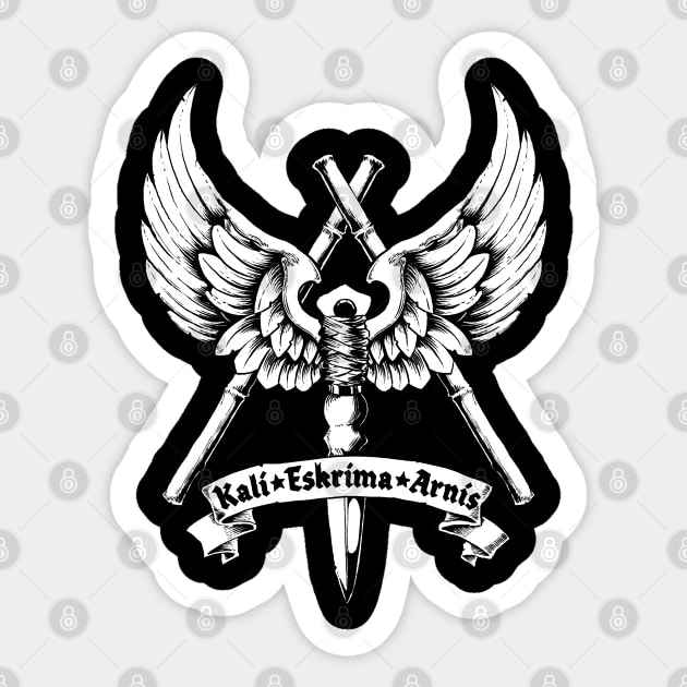 Eskirma Kali Arnis logo badge Sticker by Black Tee Inc